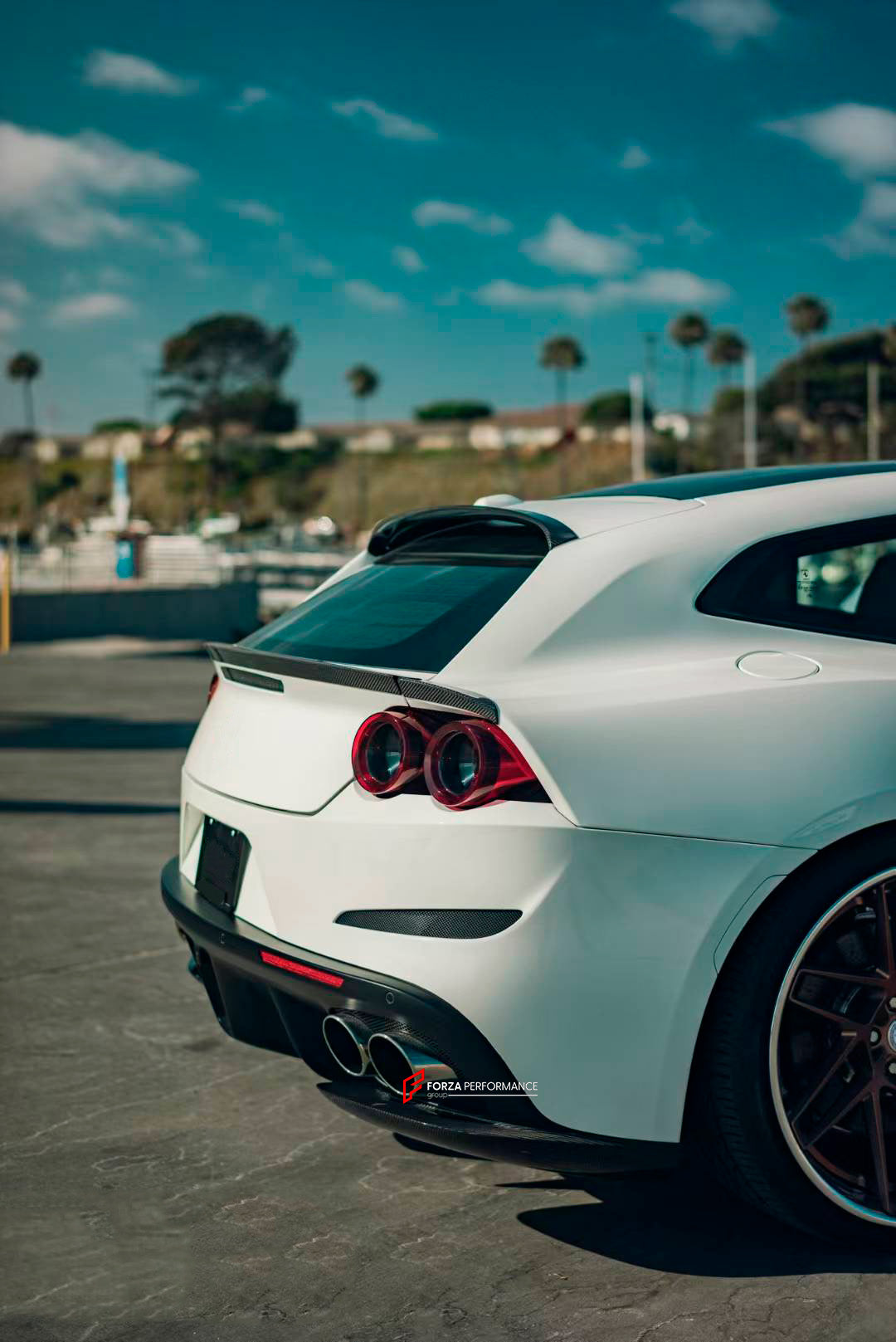 DRY CARBON BODY KIT for FERRARI GTC4 LUSSO 2016 - 2020

Set includes:

Front Lip
Front Strut
Front Fenders Air Vent Trims
Side Skirts
Roof Spoiler
Rear Spoiler
Rear Diffuser Add-Ons

Material: Dry Carbon Fiber

NOTE: Professional installation is required.