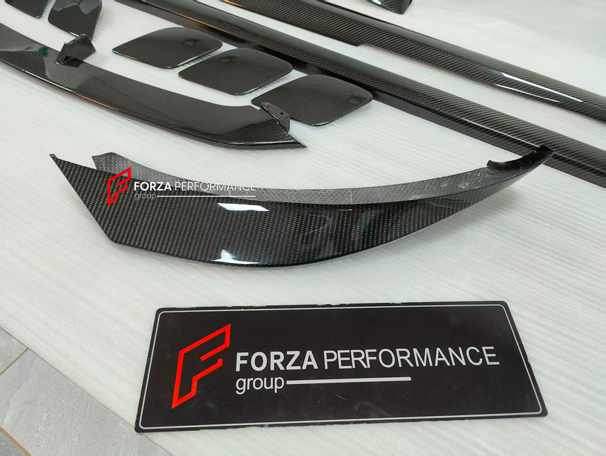 DRY CARBON BODY KIT for FERRARI GTC4 LUSSO 2016 - 2020

Set includes:

Front Lip
Front Strut
Front Fenders Air Vent Trims
Side Skirts
Roof Spoiler
Rear Spoiler
Rear Diffuser Add-Ons

Material: Dry Carbon Fiber

NOTE: Professional installation is required.

Contact us for pricing