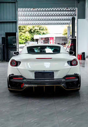 DRY CARBON FIBER BODY KIT for FERRARI PORTOFINO 2017 - 2021

Set includes:

Front Lip

Front Bumper Trims
Hood Air Vents Cover
Front Fender Trims
Side Skirts

Rear Bumper Trims
Rear Diffuser


Material: Dry Carbon

NOTE: Professional installation is required

Why “Contact Us for Pricing”?

We don’t display fixed prices because our goal is to offer you the most competitive deal possible. Product costs often decrease over time, and by requesting a quote, you’ll receive our most up-to-date price on market.

Pa