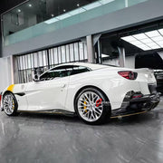 DRY CARBON BODY KIT for FERRARI PORTOFINO M 2020 - 2023 FORZA PERFORMANCE custom fit Mansory Style

Set includes:
Front Lip
Side Skirts
Rear Diffuser

Material: Dry Carbon

NOTE: Professional installation is required.