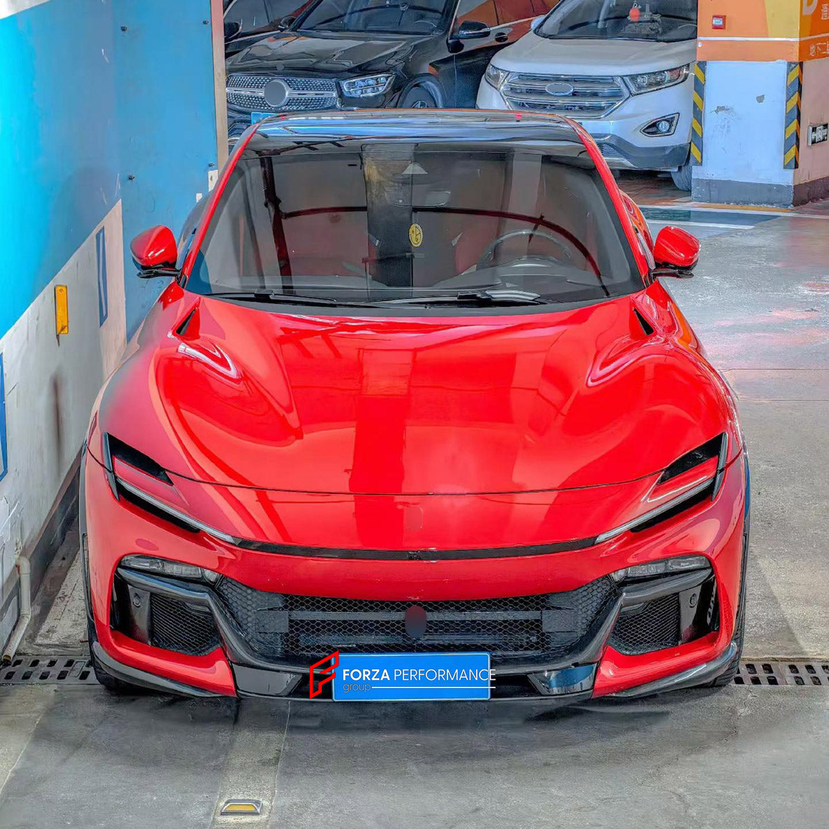 DRY CARBON BODY KIT for FERRARI PUROSANGUE 2023+ FORZA PERFORMANCE custom fit OEM Style

Set includes:
Front Lip
Fender Flares
Side Skirts
Rear Diffuser

Material: Dry Carbon

NOTE: Professional installation is required.