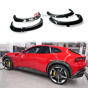 DRY CARBON BODY KIT for FERRARI PUROSANGUE 2023+ FORZA PERFORMANCE custom fit OEM Style

Set includes:
Front Lip
Fender Flares
Side Skirts
Engine Bay Trim Covers
Rear Diffuser

Material: Dry Carbon

NOTE: Professional installation is required.