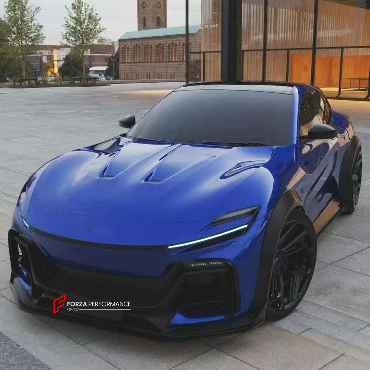 DRY CARBON BODY KIT for FERRARI PUROSANGUE 2023+ FORZA PERFORMANCE custom fit Venuum Style

Set includes:
Front Lip
Front Bumper Air Vent Covers
Hood Bonnet
Fender Flares
Side Skirts
Roof Spoiler
Ducktail Spoiler
Rear Diffuser

Material: Dry Carbon

NOTE: Professional installation is required.