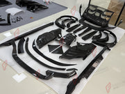 DRY CARBON BODY KIT for FERRARI PUROSANGUE 2023+ FORZA PERFORMANCE custom fit Novitec Style
Set includes:

Front Lip
Front Bumper
Hood Bonnet
Engine Cover
Front Fender Flares
Side Mirror Covers
Side Skirts
Rear Fender Flares
Roof Spoiler
Ducktail Spoiler
Rear Diffuser
Material: Dry Carbon

NOTE: Professional installation is required.