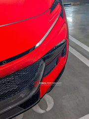 DRY CARBON BODY KIT for FERRARI PUROSANGUE 2023+ FORZA PERFORMANCE custom fit OEM Style

Set includes:
Front Lip
Fender Flares
Side Skirts
Rear Diffuser

Material: Dry Carbon

NOTE: Professional installation is required.