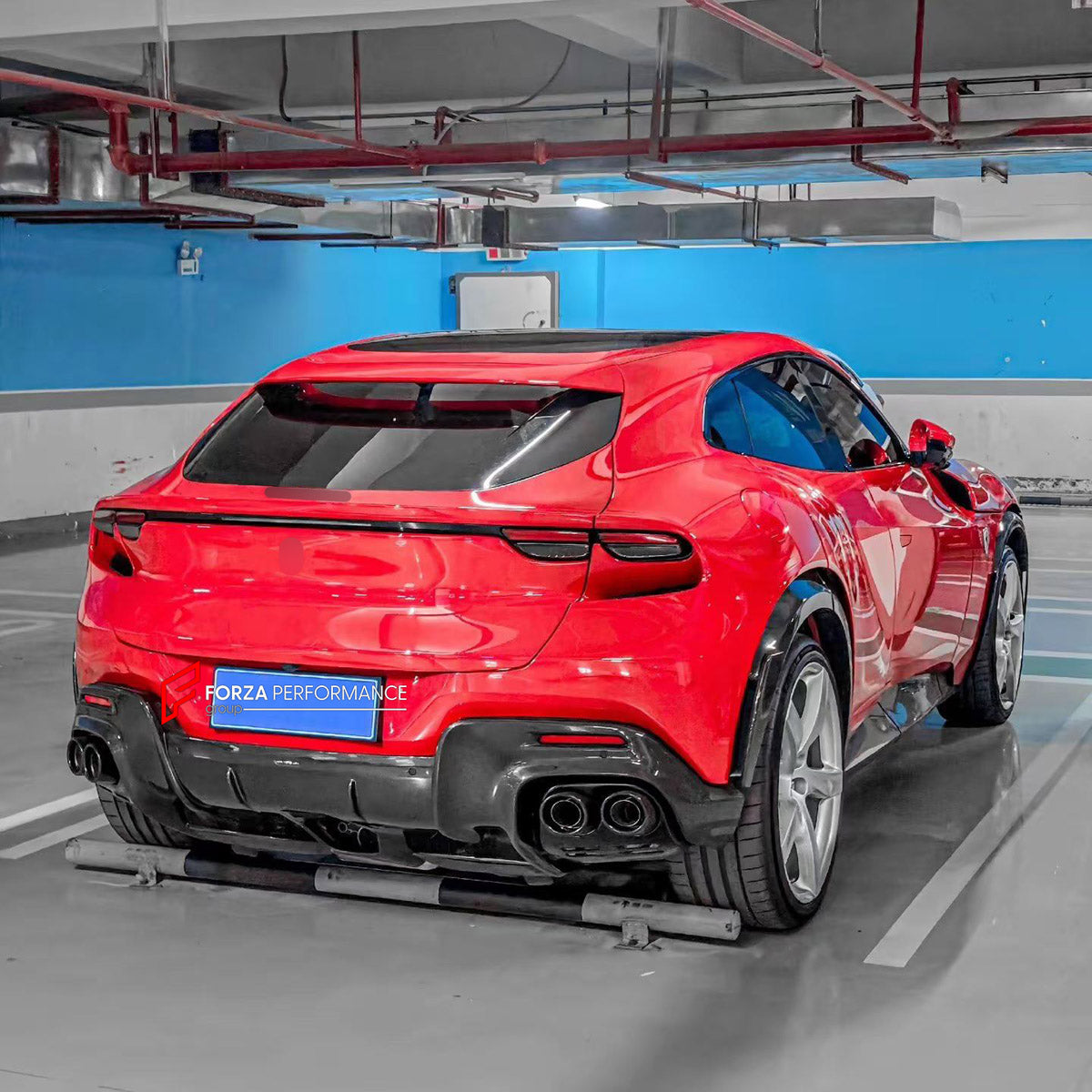 DRY CARBON BODY KIT for FERRARI PUROSANGUE 2023+ FORZA PERFORMANCE custom fit OEM Style

Set includes:
Front Lip
Fender Flares
Side Skirts
Rear Diffuser

Material: Dry Carbon

NOTE: Professional installation is required.