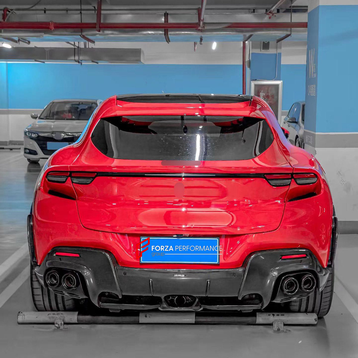 DRY CARBON BODY KIT for FERRARI PUROSANGUE 2023+ FORZA PERFORMANCE custom fit OEM Style

Set includes:
Front Lip
Fender Flares
Side Skirts
Rear Diffuser

Material: Dry Carbon

NOTE: Professional installation is required.