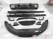 DRY CARBON BODY KIT FOR FERRARI ROMA 2020-2025 Set includes:  Front Lip Side Skirts Rear Diffuser  Rear Spoiler  Bumper Splitter  Side Vent Cover  Tail Vent Cover