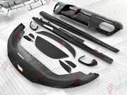 DRY CARBON BODY KIT FOR FERRARI ROMA 2020-2025 Set includes:  Front Lip Side Skirts Rear Diffuser  Rear Spoiler  Bumper Splitter  Side Vent Cover  Tail Vent Cover