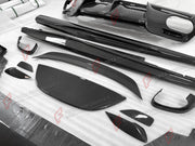 DRY CARBON BODY KIT FOR FERRARI ROMA 2020-2025 Set includes:  Front Lip Side Skirts Rear Diffuser  Rear Spoiler  Bumper Splitter  Side Vent Cover  Tail Vent Cover
