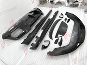 DRY CARBON BODY KIT FOR FERRARI ROMA 2020-2025 Set includes:  Front Lip Side Skirts Rear Diffuser  Rear Spoiler  Bumper Splitter  Side Vent Cover  Tail Vent Cover
