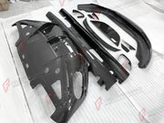 DRY CARBON BODY KIT FOR FERRARI ROMA 2020-2025 Set includes:  Front Lip Side Skirts Rear Diffuser  Rear Spoiler  Bumper Splitter  Side Vent Cover  Tail Vent Cover
