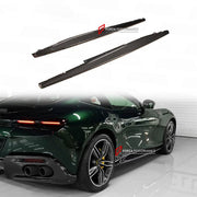 DRY CARBON BODY KIT for FERRARI ROMA 2020+ FORZA PERFORMANCE custom fit OEM Style

Set includes:
Front Lip
Front Grille
Hood Bonnet
Side Skirts
Ducktail Spoiler
Rear Diffuser

Material: Dry Carbon

NOTE: Professional installation is required.