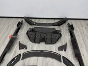 DRY CARBON BODY KIT for FERRARI ROMA 2020 - 2025 FORZA PERFORMANCE custom fit Mansory Style

Set includes:
Front Lip
Front Bumper Assembly
Hood Bonnet
Side Fender Vents
Side Mirror Covers
Side Skirts
Ducktail Spoiler
Rear Bumper Assembly
Rear Diffuser

Material: Dry Carbon

NOTE: Professional installation is required.