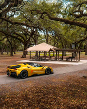DRY CARBON BODY KIT for FERRARI SF90 2019+
Set includes:

Front Lip
Front Bumper Canards
Hood Bonnet Trim
Side Mirror Covers
Side Skirts
Rear Side Air Vents
Engine Bay Cover Lid
Rear Spoiler
Rear Diffuser
Material: Dry Carbon

NOTE: Professional installation is required.