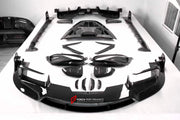 DRY CARBON BODY KIT for FERRARI SF90 2019+
Set includes:

Front Lip
Front Bumper Canards
Hood Bonnet Trim
Side Mirror Covers
Side Skirts
Rear Side Air Vents
Engine Bay Cover Lid
Rear Spoiler
Rear Diffuser
Material: Dry Carbon

NOTE: Professional installation is required.