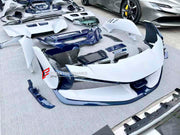 DRY CARBON BODY KIT for FERRARI SF90 2019+

Set includes:

Front Bumper Assembly
Front Bumper Canards
Front Splitter Endplates
Hood Bonnet
Front Trunk Trim
Front Fenders
Side Skirts
Quarter Panels
Side Air Vents
Engine Bay Cover Lid
Rear Wing Spoiler
Rear Bumper Assembly
Rear Diffuser

Material: Dry Carbon

Note: Professional installation is required.