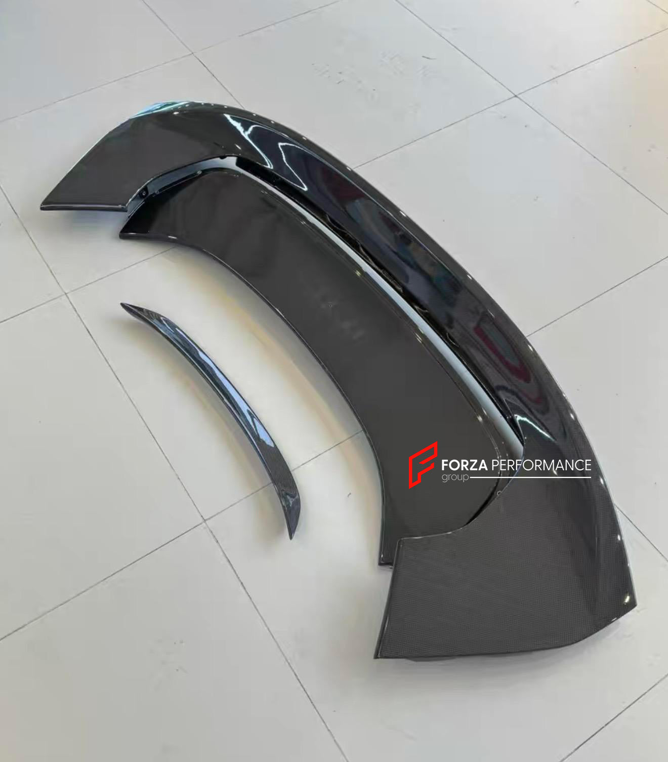 DRY CARBON BODY KIT FOR FERRARI SF90 SPIDER

Set includes: 

Lower Front Lip
Front Lip
Front Bumper Attachment
Trunk Cover
Front Lid Insert
Front Lid Cover
Front Fenders
Side Mirror Covers
Side Skirt
Side Air Inlet
Rear Lid Cover
Engine Bay
Rear Spoiler
Rear Diffuser

Material: Dry Carbon