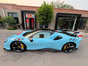 SF90 XX STYLE DRY CARBON BODY KIT for FERRARI SF90

Set includes:

Front Lip
Front Bumper
Hood
Side Fenders
Side Skirts
Rear Spoiler
Rear Bumper
Rear Diffuser

Material: Dry Carbon

Note: Professional installation is required.