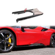 DRY CARBON BODY KIT for FERRARI SF90 STRADALE SPIDER 2019+ FORZA PERFORMANCE custom fit OEM Style

Set includes:
Front Lip
Front Lip Splitter
Side Skirts
Rear Fender Air Intake Covers
Ducktail Spoiler
Rear Diffuser

Material: Dry Carbon

NOTE: Professional installation is required.