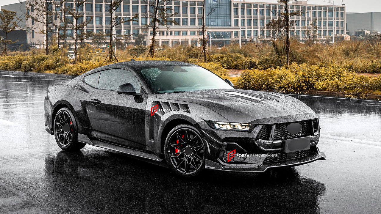  DRY CARBON BODY KIT for FORD MUSTANG S650 2024+ Forza Performance custom fit CMST design style 