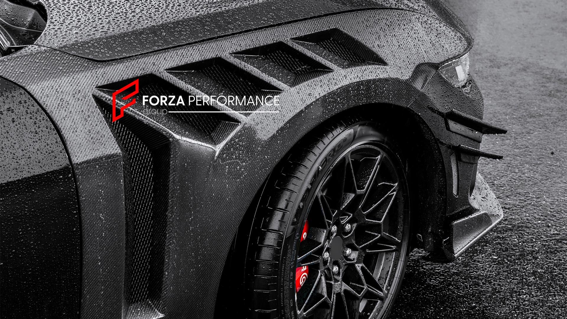  DRY CARBON BODY KIT for FORD MUSTANG S650 2024+ Forza Performance custom fit CMST design style 