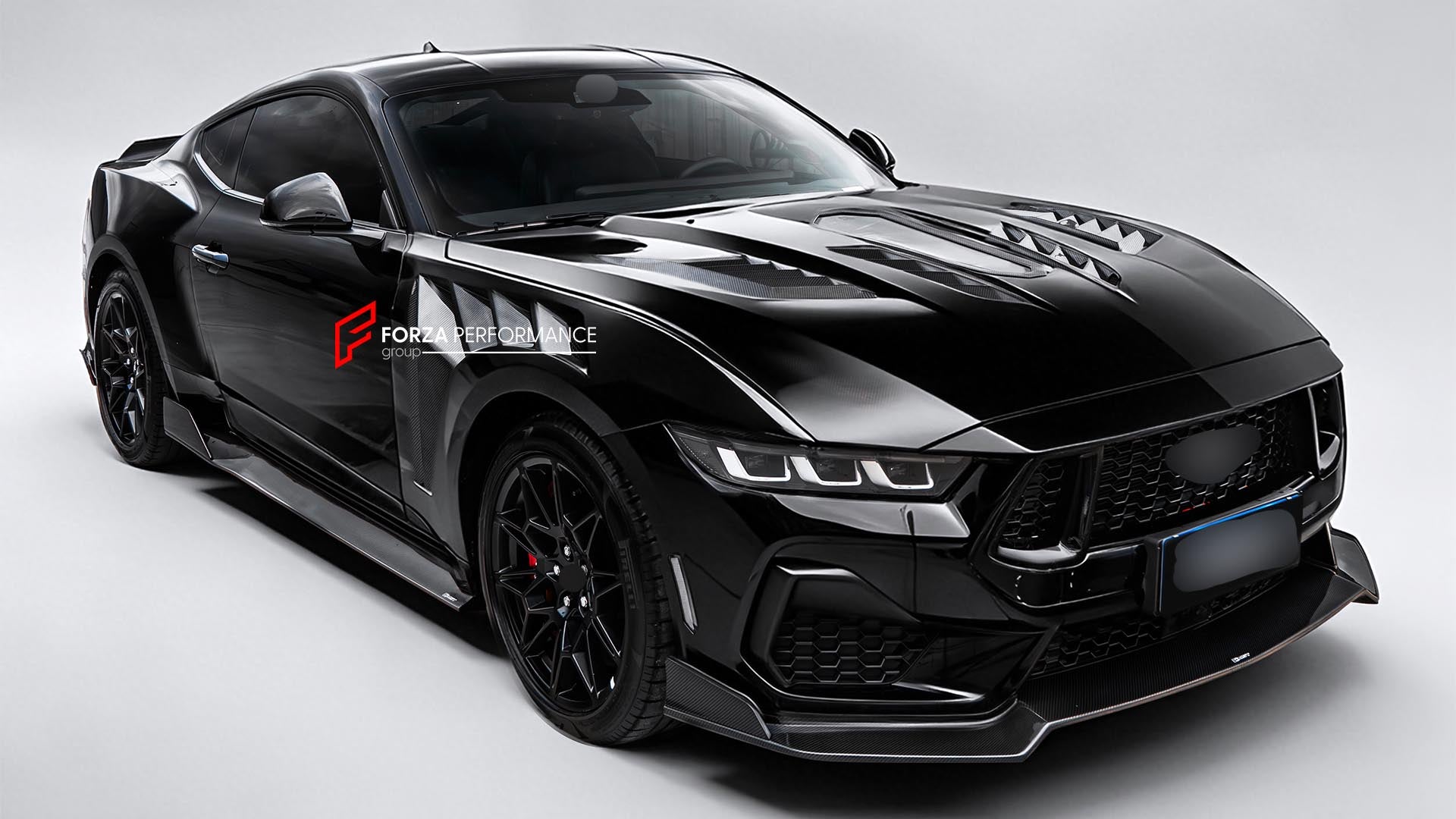  DRY CARBON BODY KIT for FORD MUSTANG S650 2024+ Forza Performance custom fit CMST design style 