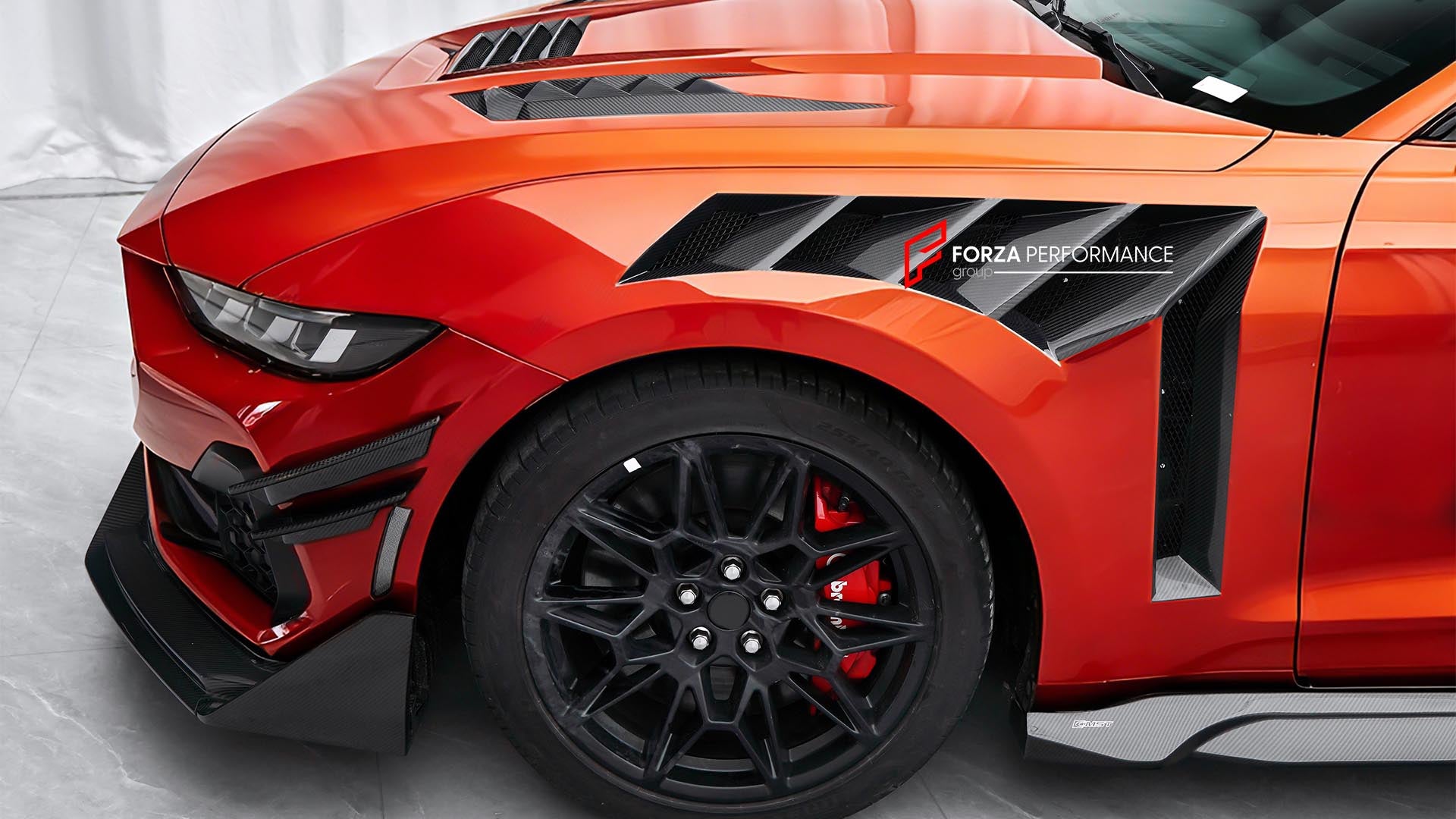 DRY CARBON BODY KIT for FORD MUSTANG S650 2024+ Forza Performance custom fit CMST design style 
