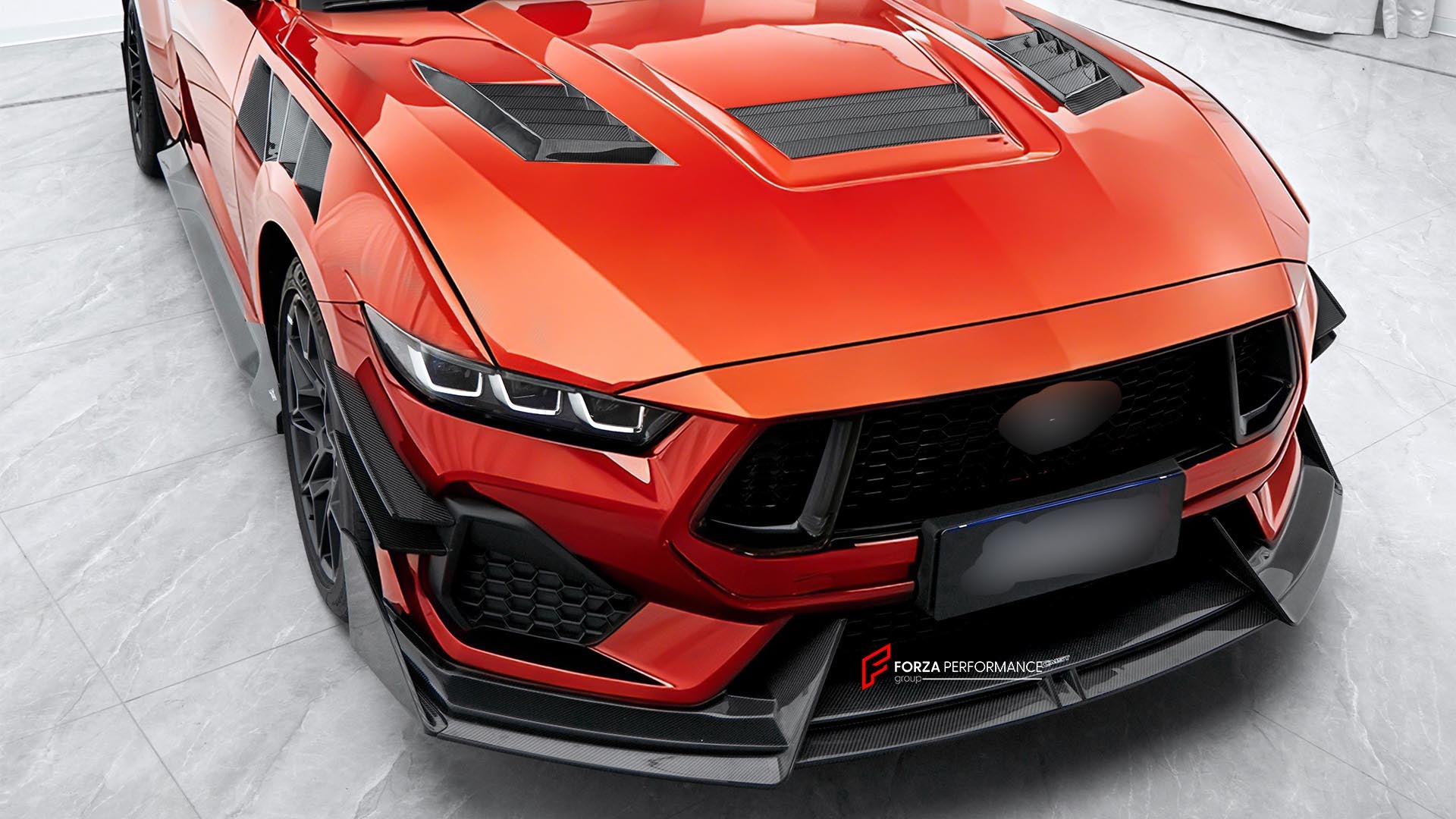 DRY CARBON BODY KIT for FORD MUSTANG S650 2024+ Forza Performance custom fit CMST design style 