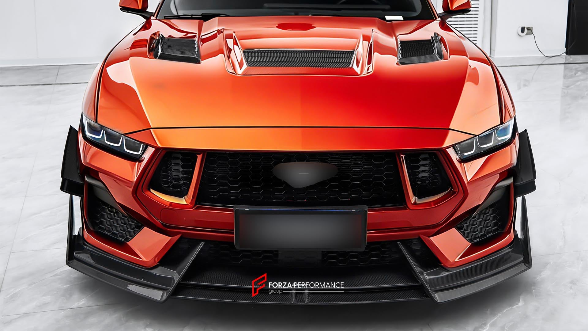 DRY CARBON BODY KIT for FORD MUSTANG S650 2024+ Forza Performance custom fit CMST design style 
