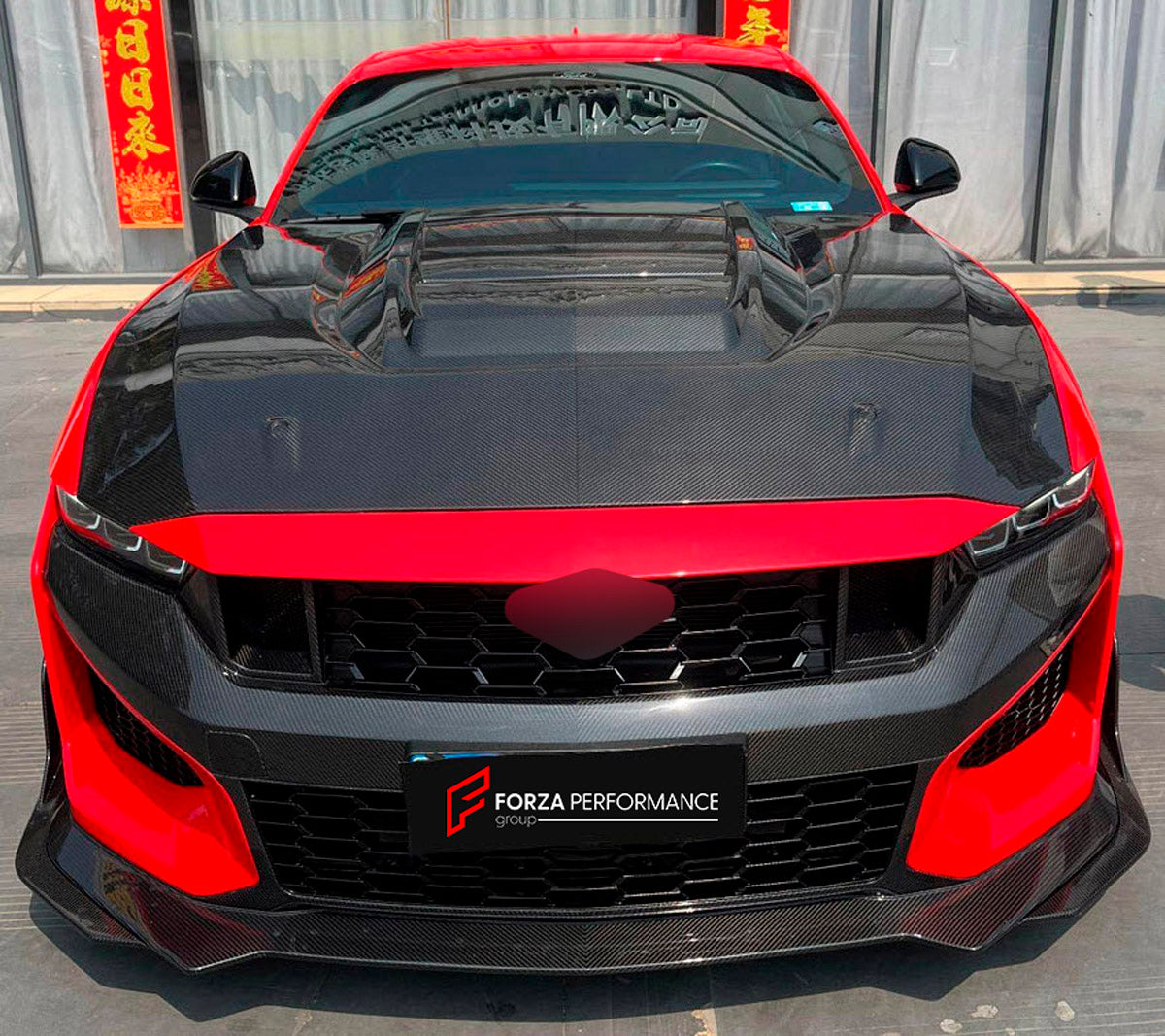 DRY CARBON BODY KIT for Ford Mustang VII S650 Dark Horse 2024+
Set includes:

Front Lip
Front Bumper
Hood Bonnet
Side Skirts
Rear Spoiler Wing
Ducktail Spoiler
Rear Diffuser
Material: Dry Carbon

NOTE: Professional installation is required.