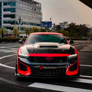 DRY CARBON BODY KIT for Ford Mustang VII S650 Dark Horse 2024+
Set includes:

Front Lip
Front Bumper
Hood Bonnet
Side Skirts
Rear Spoiler Wing
Ducktail Spoiler
Rear Diffuser
Material: Dry Carbon

NOTE: Professional installation is required.