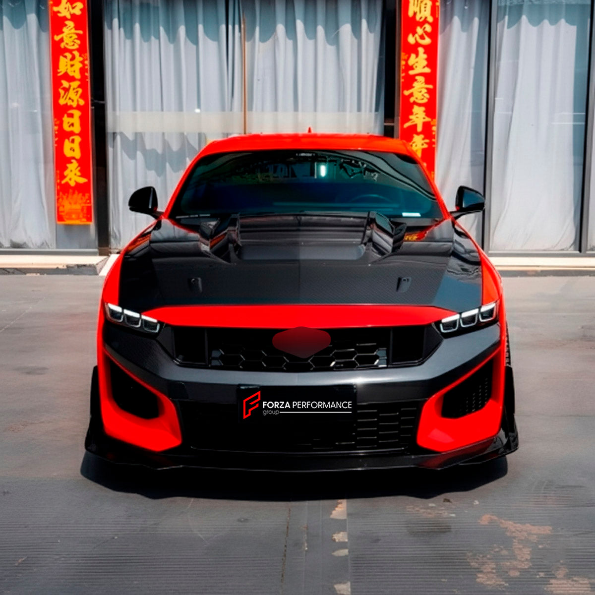 DRY CARBON BODY KIT for Ford Mustang VII S650 Dark Horse 2024+
Set includes:

Front Lip
Front Bumper
Hood Bonnet
Side Skirts
Rear Spoiler Wing
Ducktail Spoiler
Rear Diffuser
Material: Dry Carbon

NOTE: Professional installation is required.