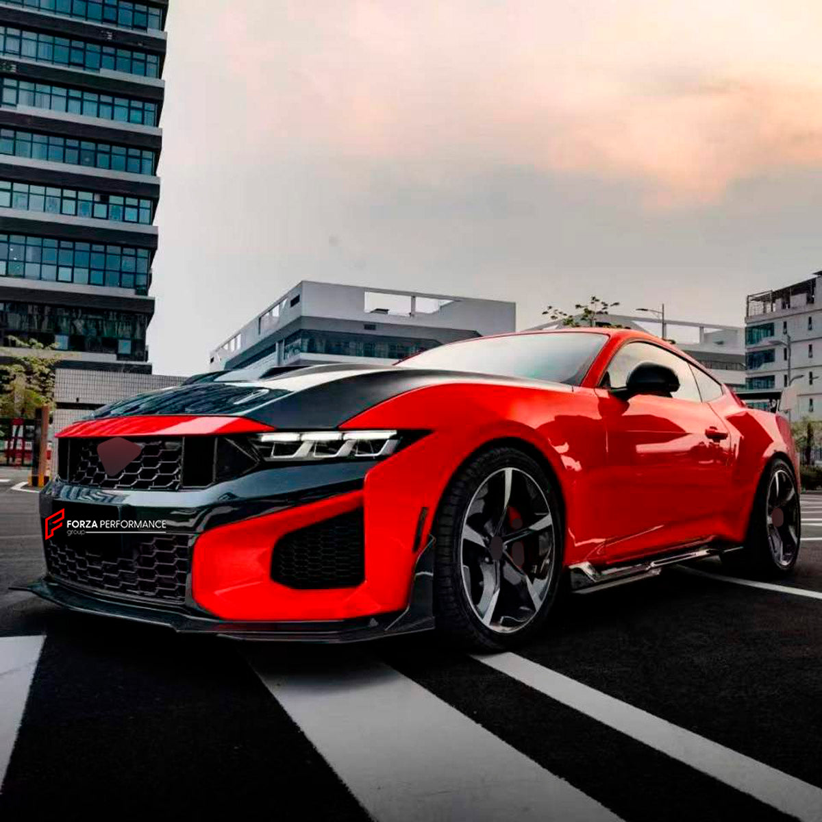 DRY CARBON BODY KIT for Ford Mustang VII S650 Dark Horse 2024+
Set includes:

Front Lip
Front Bumper
Hood Bonnet
Side Skirts
Rear Spoiler Wing
Ducktail Spoiler
Rear Diffuser
Material: Dry Carbon

NOTE: Professional installation is required.