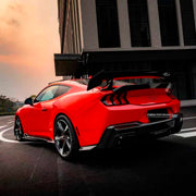 DRY CARBON BODY KIT for Ford Mustang VII S650 Dark Horse 2024+
Set includes:

Front Lip
Front Bumper
Hood Bonnet
Side Skirts
Rear Spoiler Wing
Ducktail Spoiler
Rear Diffuser
Material: Dry Carbon

NOTE: Professional installation is required.