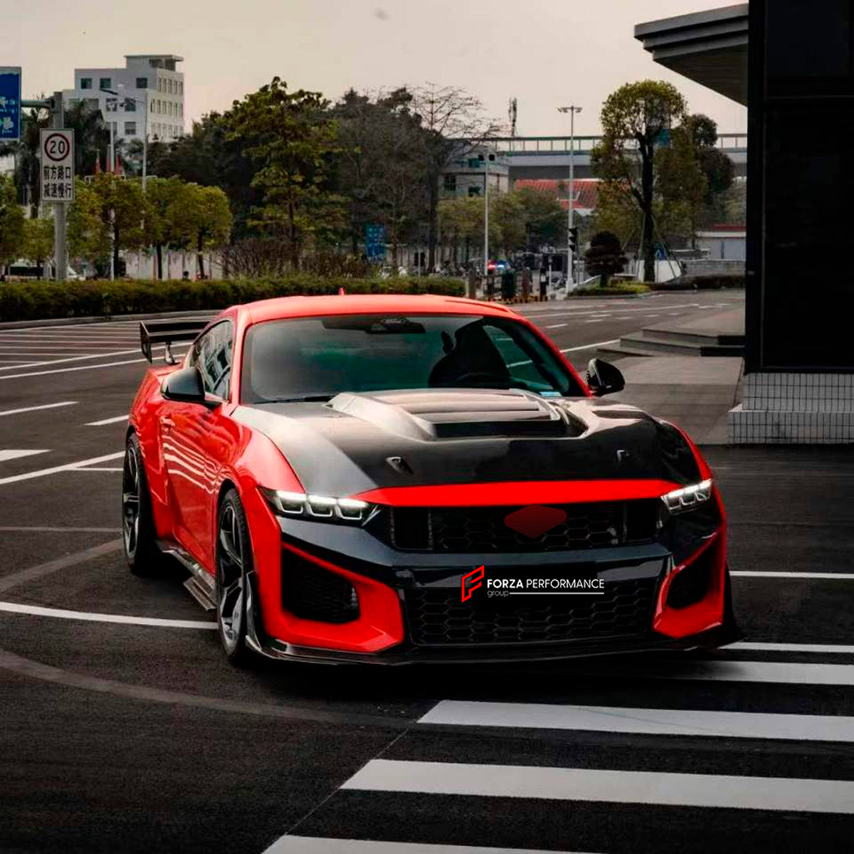 DRY CARBON BODY KIT for Ford Mustang VII S650 Dark Horse 2024+
Set includes:

Front Lip
Front Bumper
Hood Bonnet
Side Skirts
Rear Spoiler Wing
Ducktail Spoiler
Rear Diffuser
Material: Dry Carbon

NOTE: Professional installation is required.