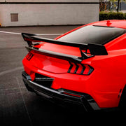 DRY CARBON BODY KIT for Ford Mustang VII S650 Dark Horse 2024+
Set includes:

Front Lip
Front Bumper
Hood Bonnet
Side Skirts
Rear Spoiler Wing
Ducktail Spoiler
Rear Diffuser
Material: Dry Carbon

NOTE: Professional installation is required.