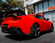 DRY CARBON BODY KIT for Ford Mustang VII S650 Dark Horse 2024+
Set includes:

Front Lip
Front Bumper
Hood Bonnet
Side Skirts
Rear Spoiler Wing
Ducktail Spoiler
Rear Diffuser
Material: Dry Carbon

NOTE: Professional installation is required.