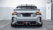 DRY CARBON FIBER BODY KIT for BMW M2/M2C G87

Set includes:

Front Lip
Front Grille
Front lower Mesh
Front fenders
Side skirts
Rear Diffuser
Rear Bumper canards
Rear Spoiler
Rear trunk (OEM size)

Material: Dry Carbon Fiber

NOTE: Professional installation is required