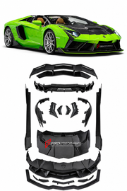 DRY CARBON BODY KIT for LAMBORGHINI AVENTADOR LP700 2011 - 2016 Forza Performance custom fit CMST design style 
