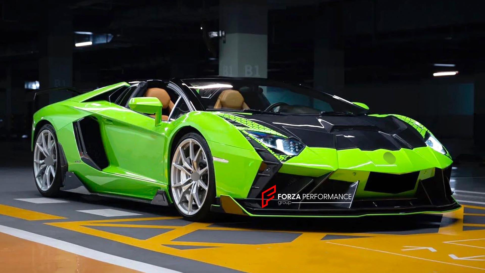 DRY CARBON BODY KIT for LAMBORGHINI AVENTADOR LP700 2011 - 2016 Forza Performance custom fit CMST design style 