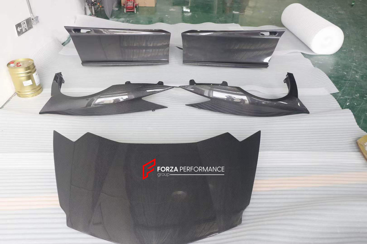 DRY CARBON BODY KIT for LAMBORGHINI AVENTADOR LP700  Set includes:  Front Hood Fender Flares Door Panels