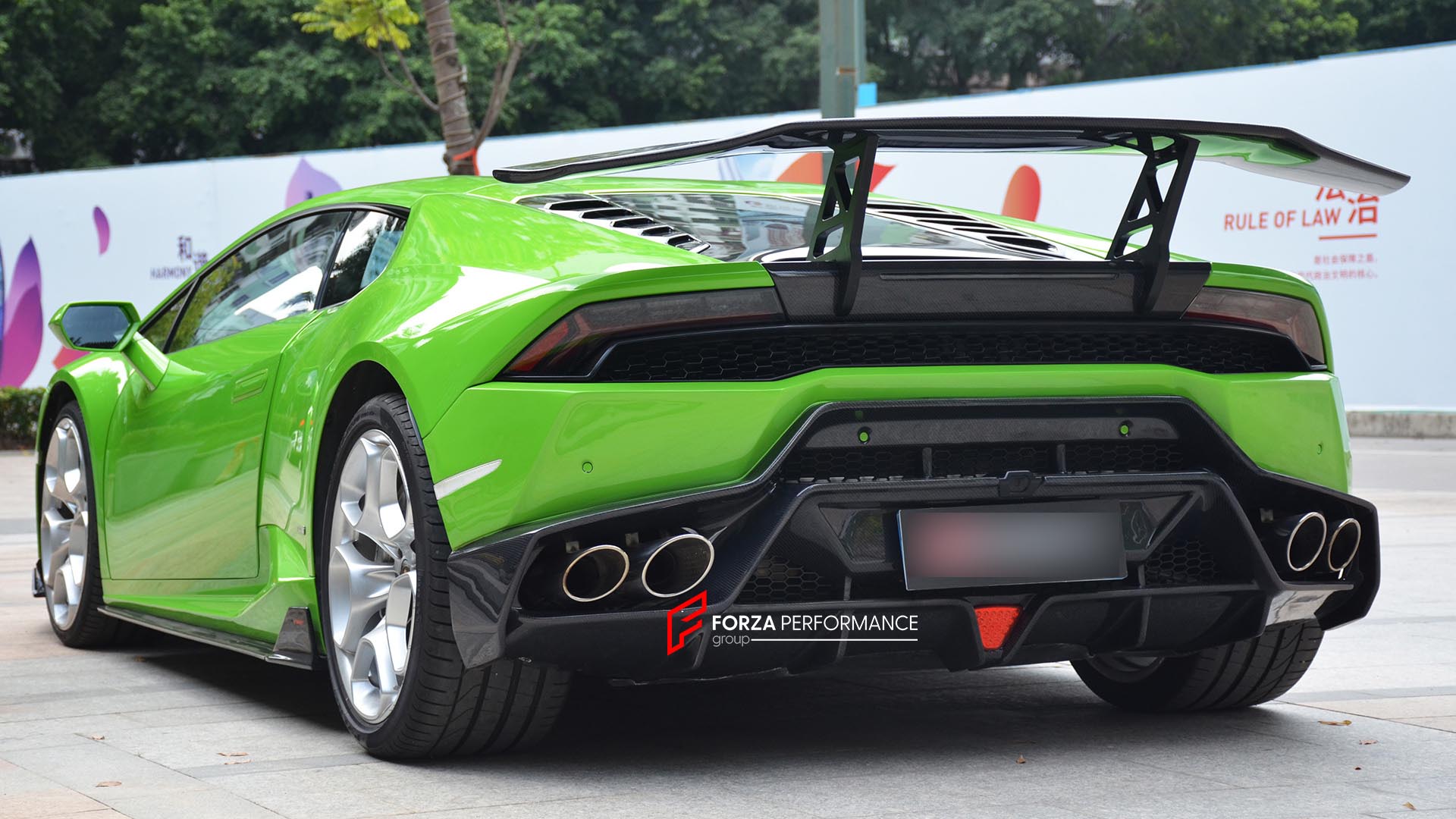 DRY CARBON BODY KIT for LAMBORGHINI HURACAN LP580 610 2014 - 2024 Forza Performance custom fit CMST design style 