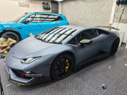 DRY CARBON BODY KIT for LAMBORGHINI HURACAN LP610-4 2014 - 2019 FORZA PERFORMANCE custom fit MAD Style

Set includes:
Front Lip Splitter
Front Bumper Canards
Side Mirror Covers
Side Skirts

Material: Dry Carbon

NOTE: Professional installation is required.