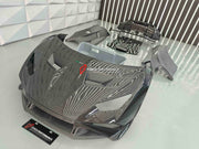 KIT DE CARROCERIA DE CARBONO SECO PARA A CONVERSÃO DO LAMBORGHINI HURACAN PARA HURACAN STO