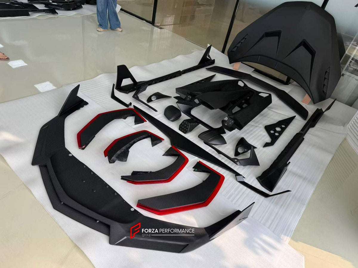 DRY CARBON BODY KIT for LAMBORGHINI REVUELTO 2023+ Forza Performance custom fit buy Duke style design