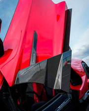 DRY CARBON BODY KIT for LAMBORGHINI REVUELTO 2023+
Set includes:

Front Lip
Middle Air Splitter for Front Bumper
Air Splitter for Front Bumper
Front Radar Cover
Headlight Covers
Hood / Bonnet
Side Skirts
Rear Spoiler
Rear Diffuser
Material: Dry Carbon

NOTE: Professional installation is required.
