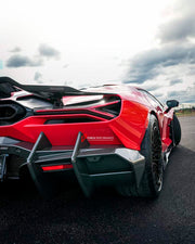 DRY CARBON BODY KIT for LAMBORGHINI REVUELTO 2023+
Set includes:

Front Lip
Middle Air Splitter for Front Bumper
Air Splitter for Front Bumper
Front Radar Cover
Headlight Covers
Hood / Bonnet
Side Skirts
Rear Spoiler
Rear Diffuser
Material: Dry Carbon

NOTE: Professional installation is required.