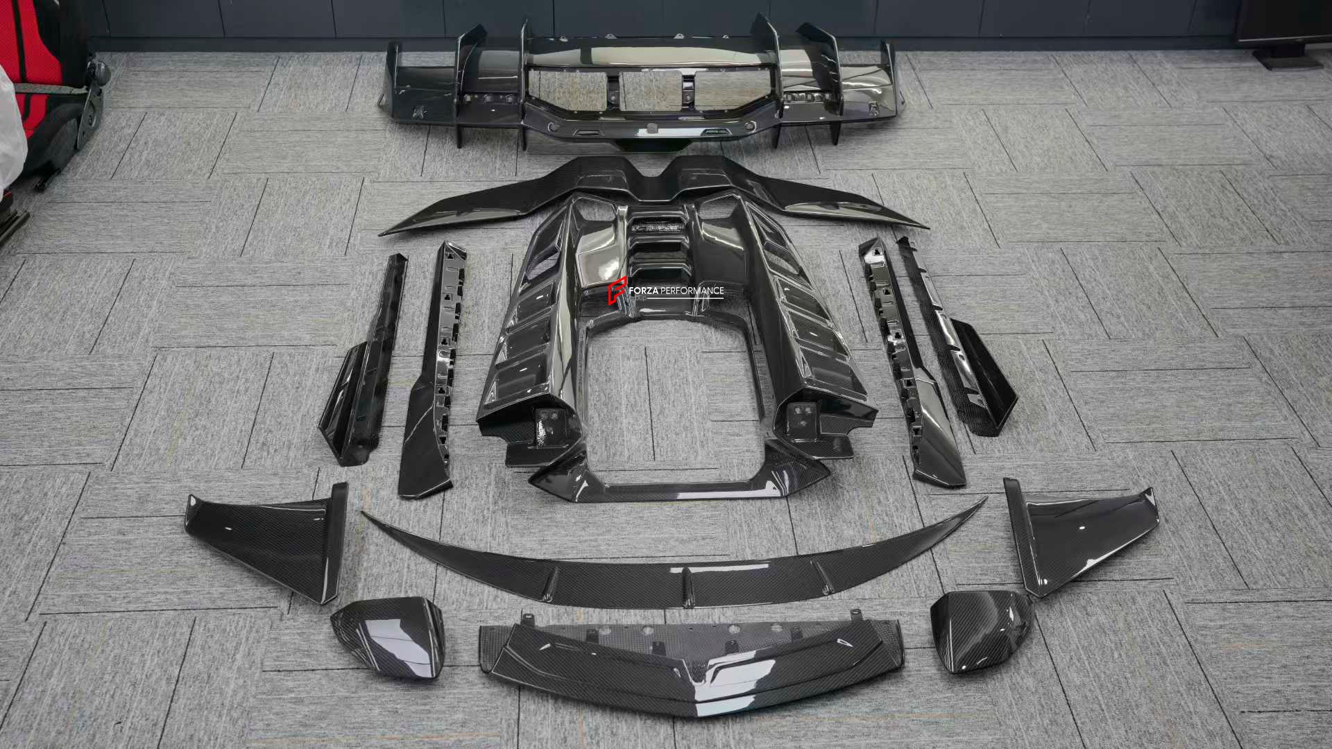 DRY CARBON BODY KIT for LAMBORGHINI REVUELTO 2023+

Set includes:

Front Lip
Mirror Covers
Side Skirts
Hood Trim
Rear spoiler
Rear Engine Lid
Rear Diffuser

Material: Dry Carbon

NOTE: Professional installation is required.

Why “Contact Us for Pricing”?

We don’t display fixed prices because our goal is to offer you the most competitive deal possible. Product costs often decrease over time, and by requesting a quote, you’ll receive our most up-to-date price on market.

SECURED PAYMENT METHODS&nbsp;
PayPal 