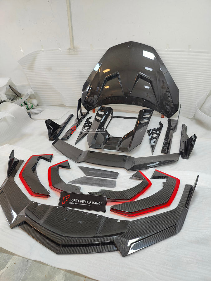 DRY CARBON BODY KIT for LAMBORGHINI REVUELTO 2023+

Set includes:

Front Lip
Side Skirts
Engine Cover
Rear Spoiler
Rear Diffuser

Material: Dry Carbon

NOTE: Professional installation is required.

CONTACT US FOR PRICING

Payment ►
Visa

Mastercard

PayPal with a credit card (add 4.4% at checkout)
Payoneer
Cryptocurrency
Shipment ►
By express DHL/UPS/TNT/FedEx
To the local international airport
Special line by air
Special line by the sea
To Europe and the UK by train

Please let us know which shipping optio